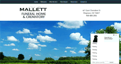 Desktop Screenshot of mallettfuneralhome.com
